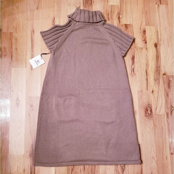 NWT Calvin Klein Cowl Neck Sweater Designer Dress - Picture 9 of 9